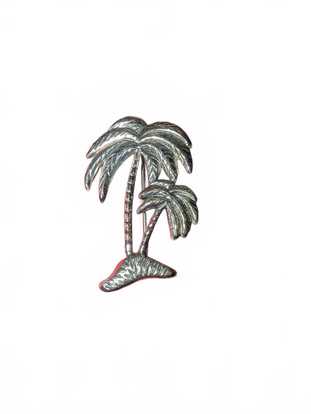 Sterling Silver Palm Tree Brooch